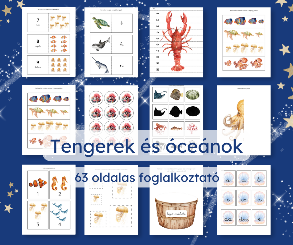 Tengerek és óceánok foglalkoztató