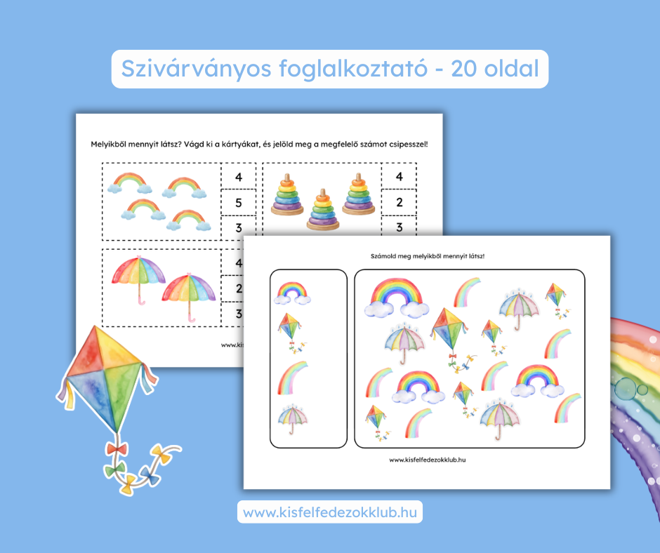 Szivárványos foglalkoztató