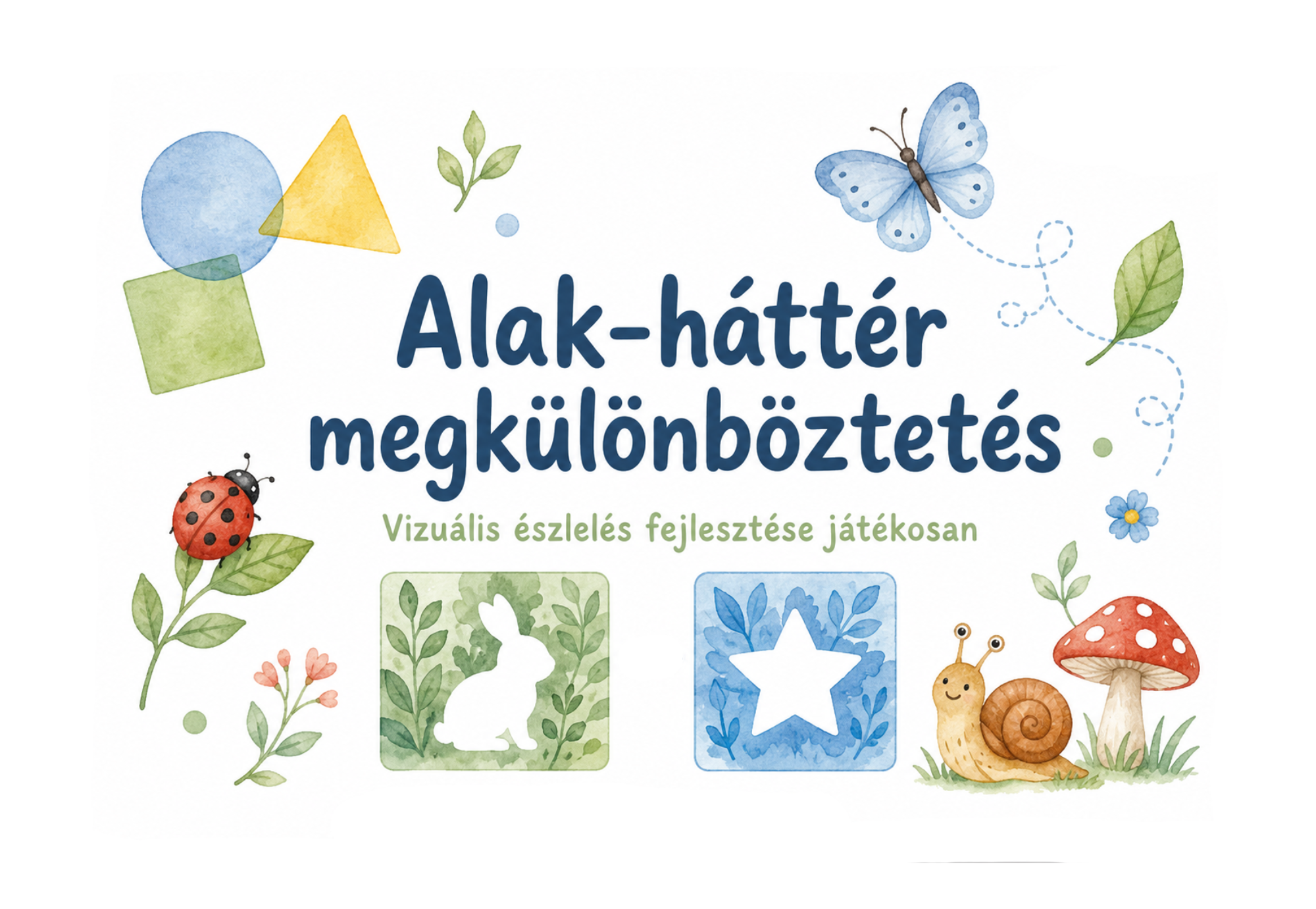 Alak-háttér megkülönböztetés foglalkoztató