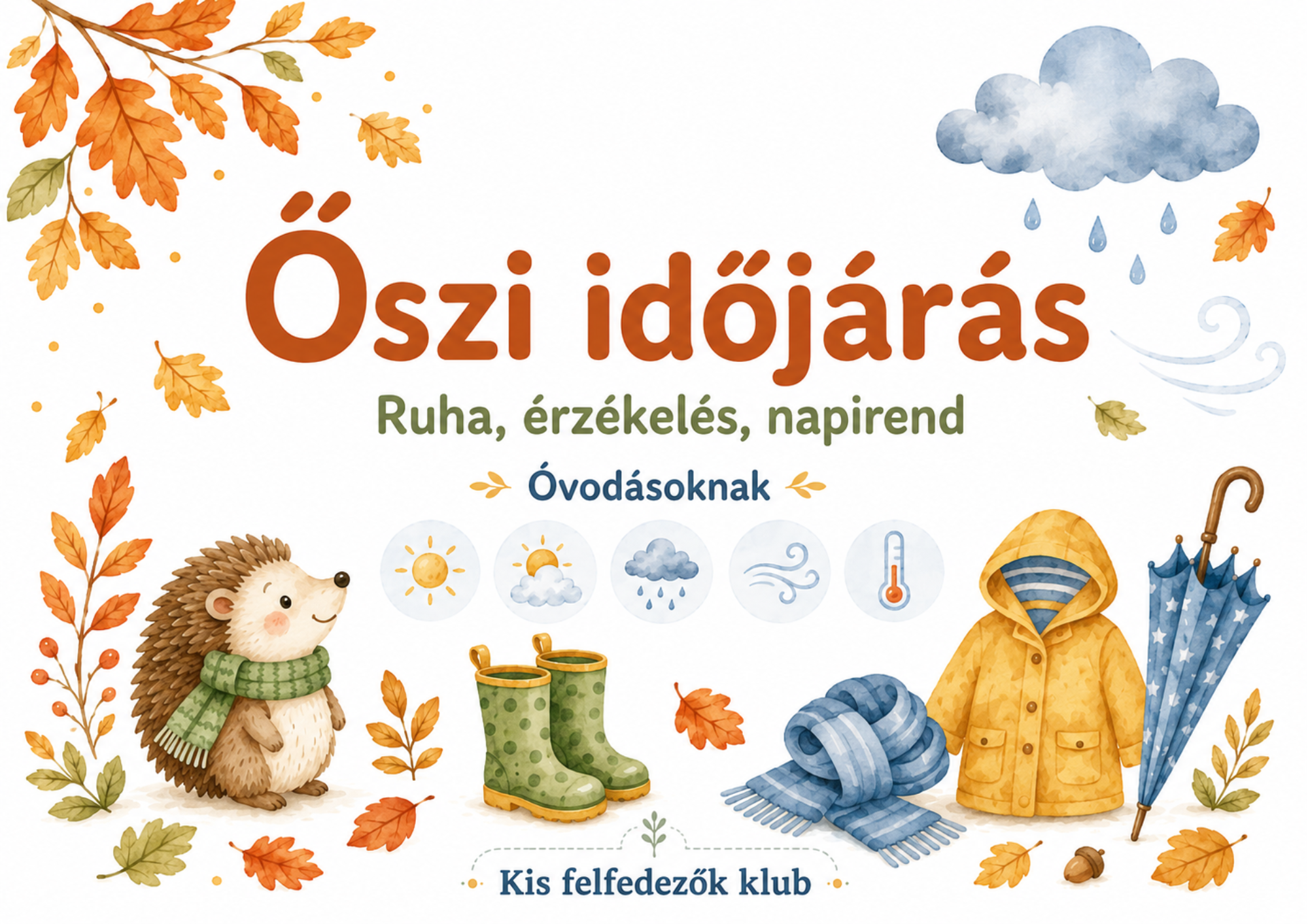 Őszi időjárás – a foglalkoztató bemutatóképe