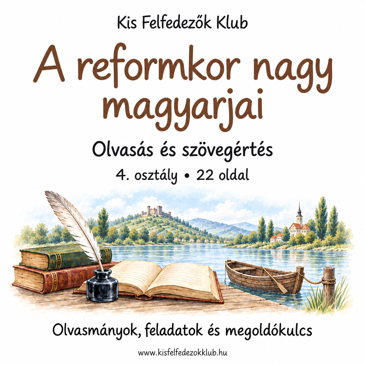 A reformkor nagy magyarjai – a foglalkoztató bemutatóképe