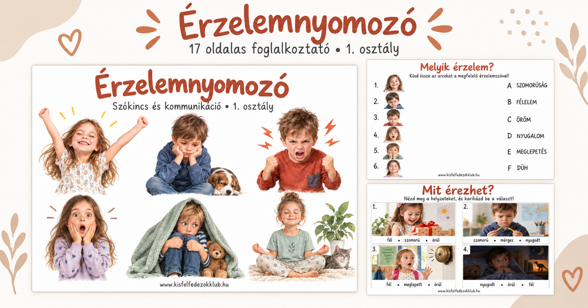 Érzelemnyomozó – 1. osztály · Magyar